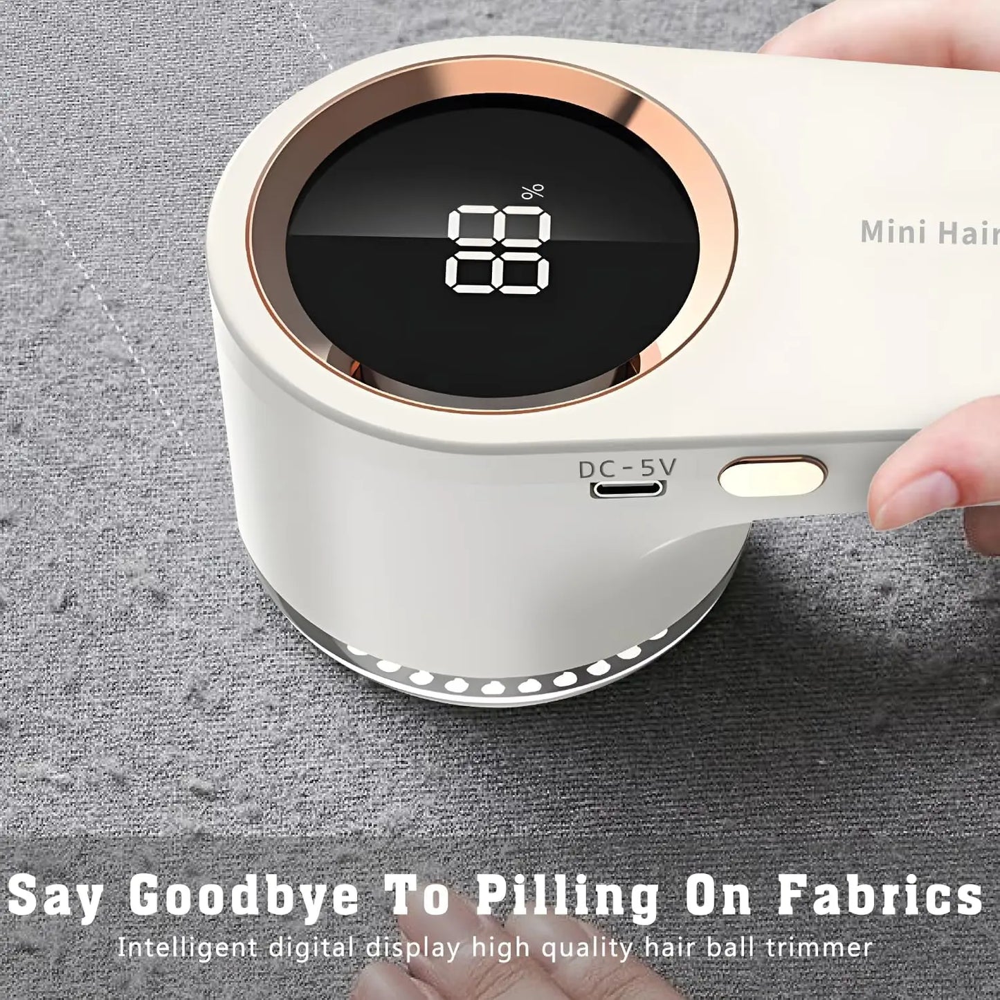 Lint Remover for Clothing Electric Pellet Fluff Remover Rechargeable Portable Fabric Hairball Shaver Removes Lint from Clothes